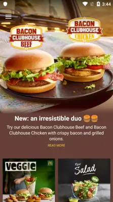 McDonald's android App screenshot 0