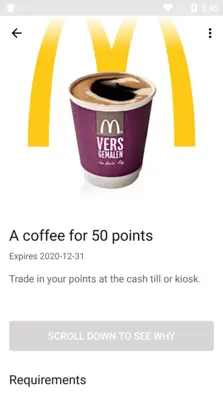 McDonald's android App screenshot 1