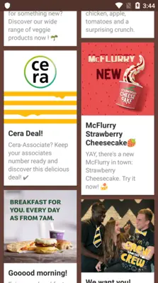 McDonald's android App screenshot 5